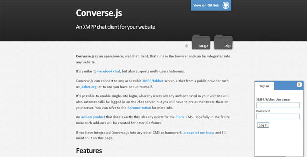 Converse.js