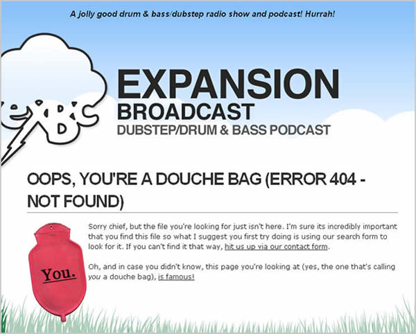 Cool Examples of Custom Error 404 Pages