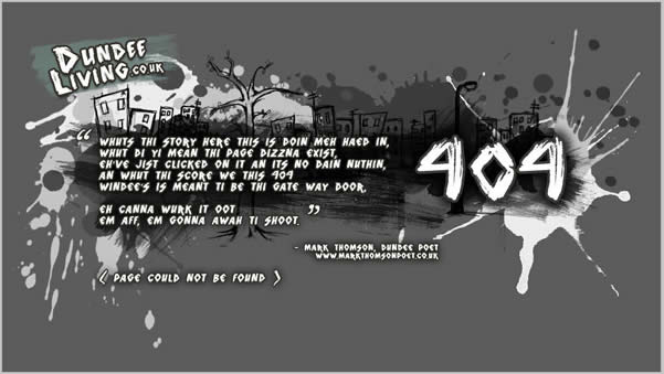 Cool Examples of Custom Error 404 Pages