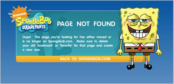 Cool Examples of Custom Error 404 Pages