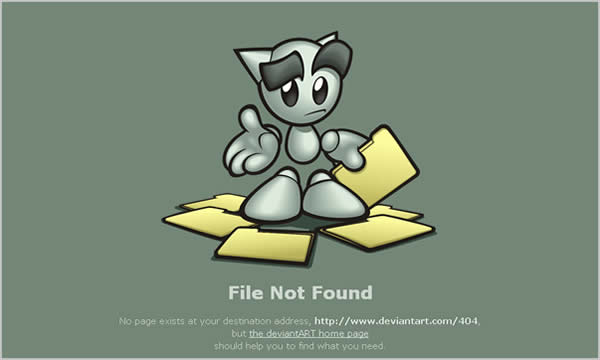 Cool Examples of Custom Error 404 Pages