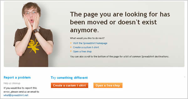 Cool Examples of Custom Error 404 Pages