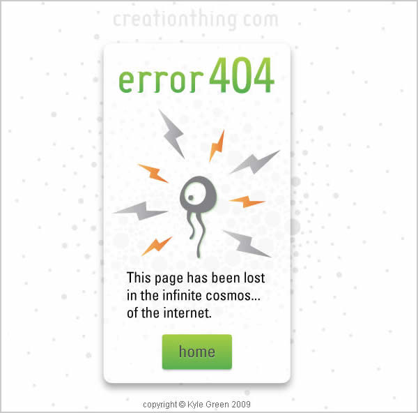 Cool Examples of Custom Error 404 Pages