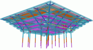 Expo-China-Pavilion-steel-model