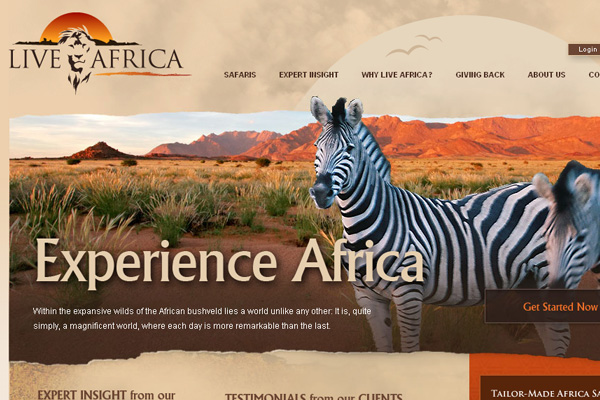 travel website inspiration