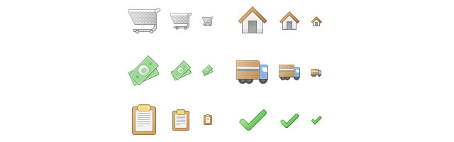 Checkout Icons for E-shop