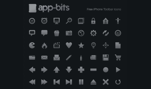 iPhone Toolbar Icon Set