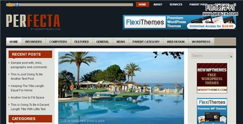 Free WordPress 3x Theme