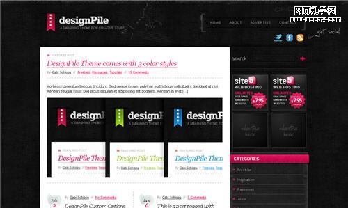 Free WordPress 3x Theme