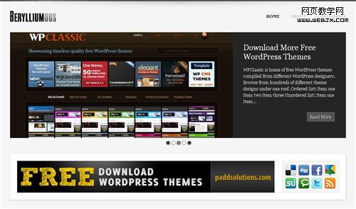 Free WordPress 3x Theme