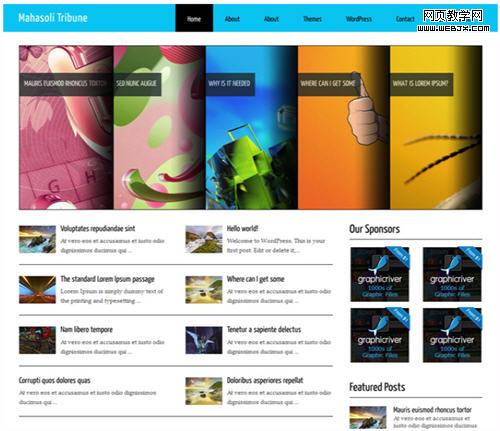 Free WordPress 3x Theme