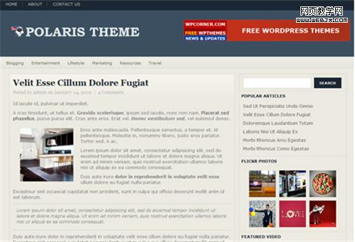 Free WordPress 3x Theme