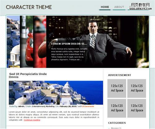 Free WordPress 3x Theme