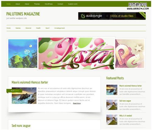 Free WordPress 3x Theme