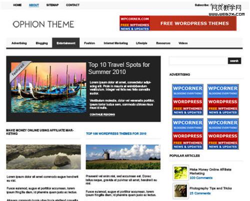 Free WordPress 3x Theme