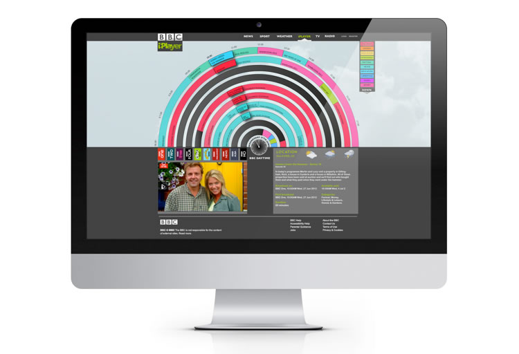BBC iPlayer - Web Redesign Concept