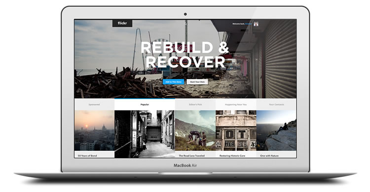 Flickr - Web Redesign Concept