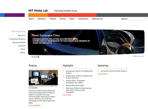 MIT Media Lab using Drupal