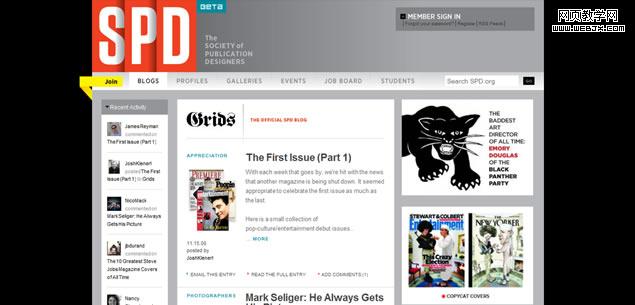 Magazine Web Design Styles