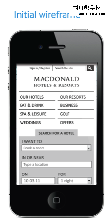 responsive-web-design-framewire-iphone-prototype