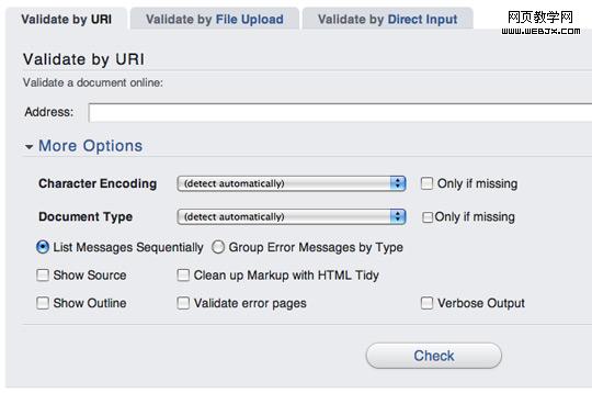 W3C HTML Validation