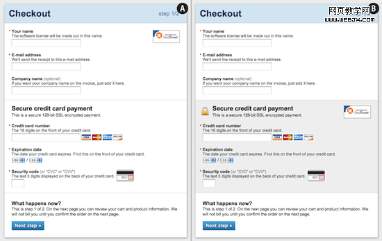 Visually-secured-checkout-design in Fundamental Guidelines Of E-Commerce Checkout Design