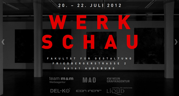 WERKSCHAU 2012 | HS Augsburg