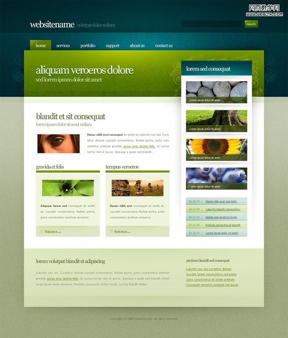 template-14-deviantart-inspirational-creative-web-design