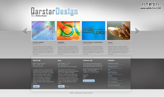 qarstar-deviantart-inspirational-creative-web-design