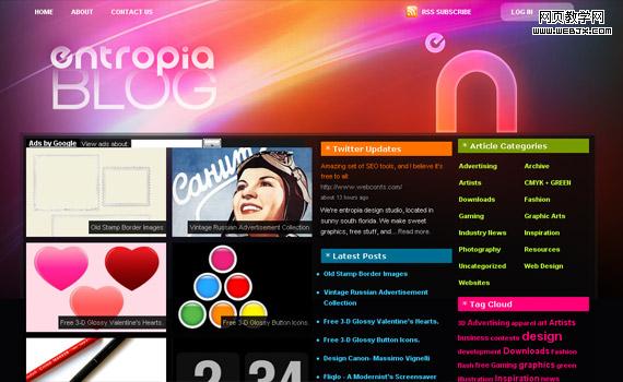 entropia-blog-web-design-inspiration