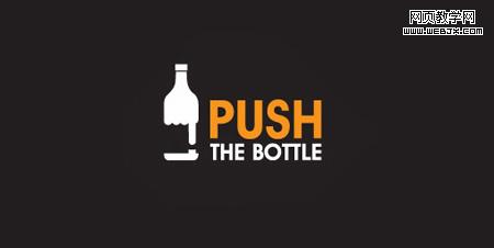 push the bottle 20 cool & inspiring logo designs