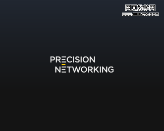 precision-networking-typographic-logo-inspiration