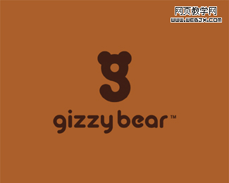 gizzy-bear-typographic-logo-inspiration