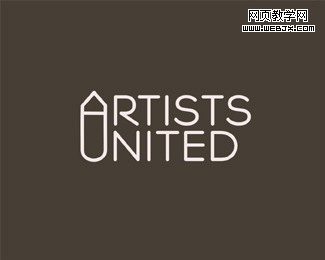 artists-united-typographic-logo-inspiration