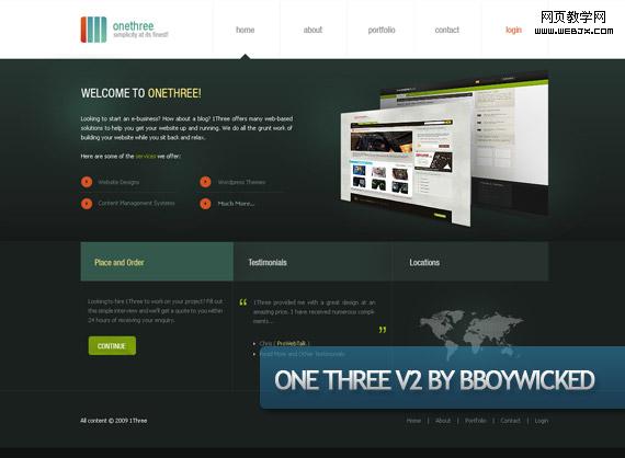 one-three-creative-web-design-layout-inspiration