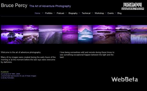 Beautiful Photography Website