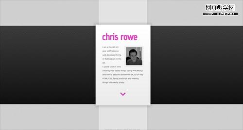 Business card website