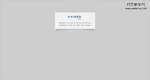 Business card website