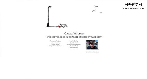 Business card website