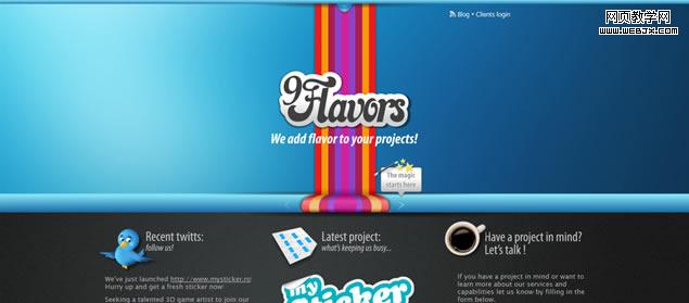 Vibrant Colors in Web Design