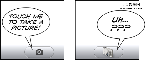 Symbol vs. Photo