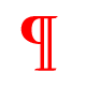 pilcrow