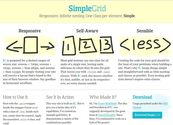  Simple Grid-Responsive Web Design Tool