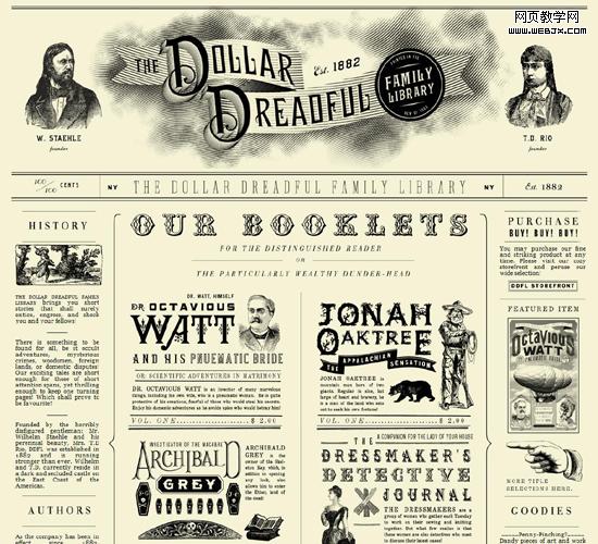 The Dollar Dreadful Family Library