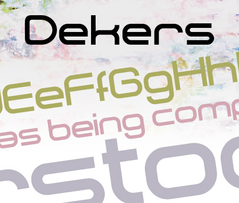 Dekers Bold free font