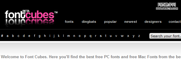 Font Cube