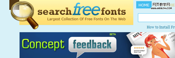 Search Free Fonts