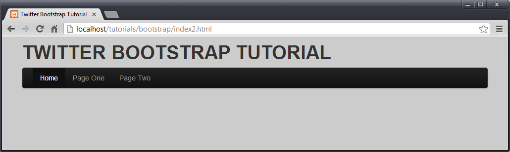 Twitter Bootstrap Tutorial, Section 2