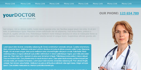 Website Template: YourDOCTOR