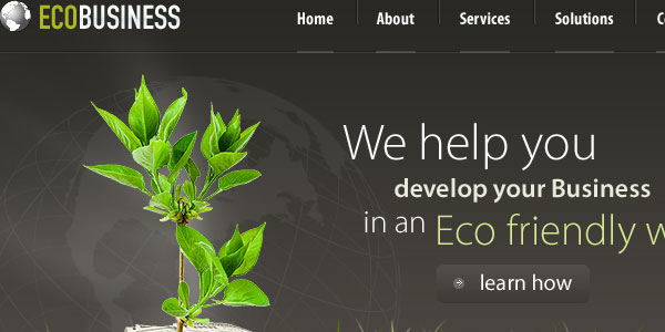 Eco Business PSD Template